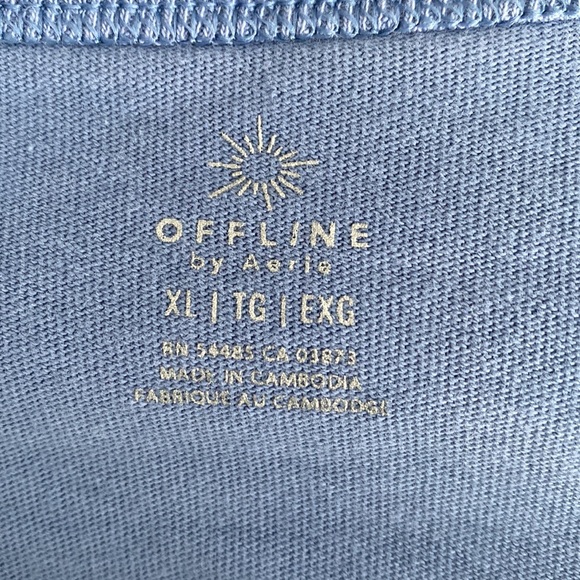 Aerie - Offline Tee in Blue "Run Laps, Take Naps" - Picture 6 of 8